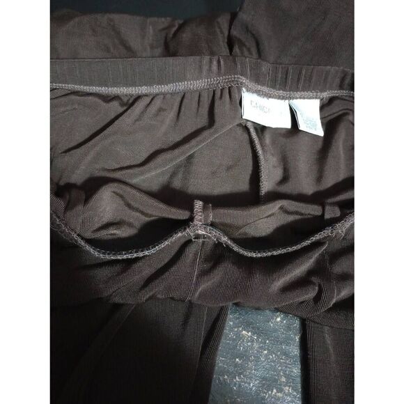 Chico's Traveler's Pants Ladies LargeChico's 3 Brown Pull On - Picture 6 of 6